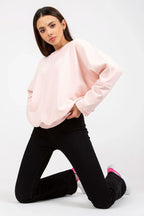 Women's Sweatshirt - Crew-Neck With Relaxed Fit - Guocali