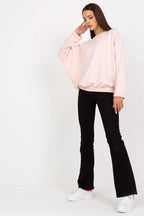 Women's Sweatshirt - Crew-Neck With Relaxed Fit - Guocali
