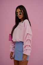 Women's sweatshirt pink second shade casual view