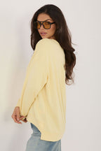 Women's Sweatshirt Loose Fit Letter Print Round Neck – Sweatshirt | GUOCALI – view 3