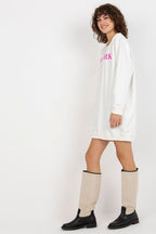 Women's Sweatshirt Oversized Longline Graphic Print Cotton Blend – Sweatshirt | GUOCALI – view 8