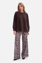 Women's Sweatshirt Oversized Raglan Side Slits Cotton – Sweatshirt | GUOCALI – view 8