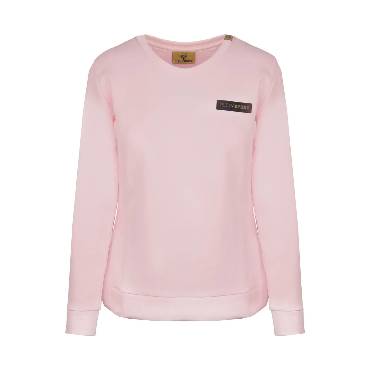 Women's sweatshirt Plein Sport Logo Round Neck Pink – main view