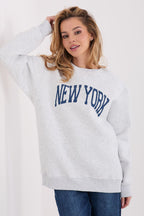 Women's Sweatshirt Slogan Print Crew Neck Loose Fit – Sweatshirt | GUOCALI