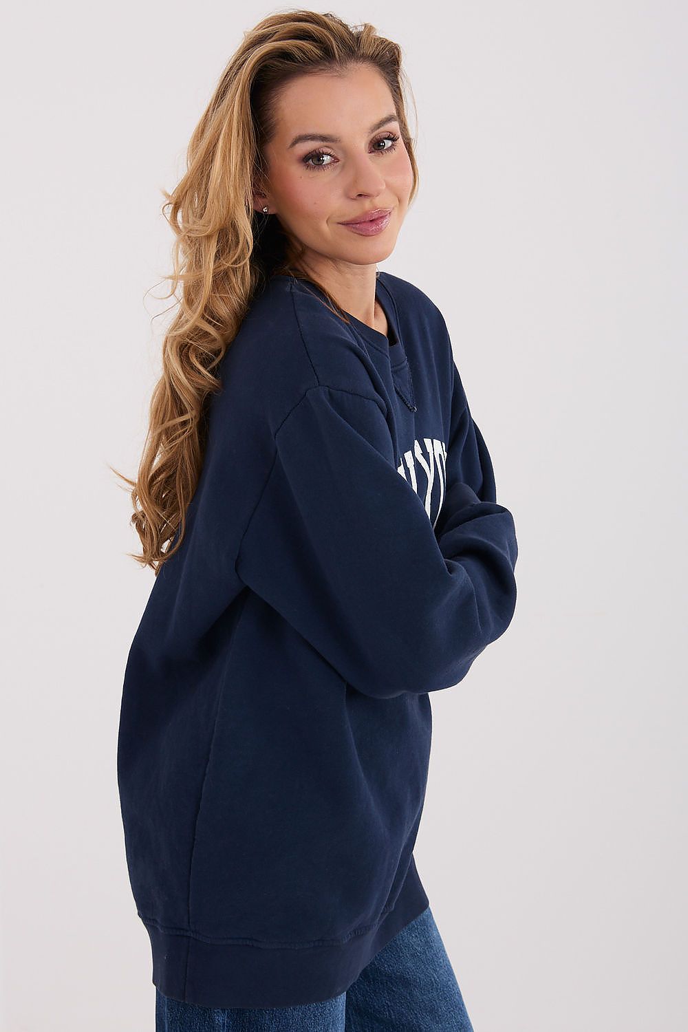 Women's Sweatshirt Slogan Print Crew Neck Loose Fit – Sweatshirt | GUOCALI – view 10