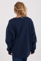 Women's Sweatshirt Slogan Print Crew Neck Loose Fit – Sweatshirt | GUOCALI – view 9