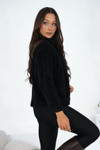 Women's Sweatshirt Teddy Full-Zip Stand Collar – Sweatshirt | GUOCALI – view 6