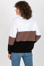 Women's Sweatshirt - V-Neck With Regular Fit - Guocali