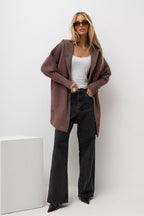 Women's Transitional Casual Coat – Violet – Coat | GUOCALI – view 2