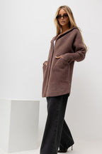 Women's Transitional Casual Coat – Violet – Coat | GUOCALI – view 3
