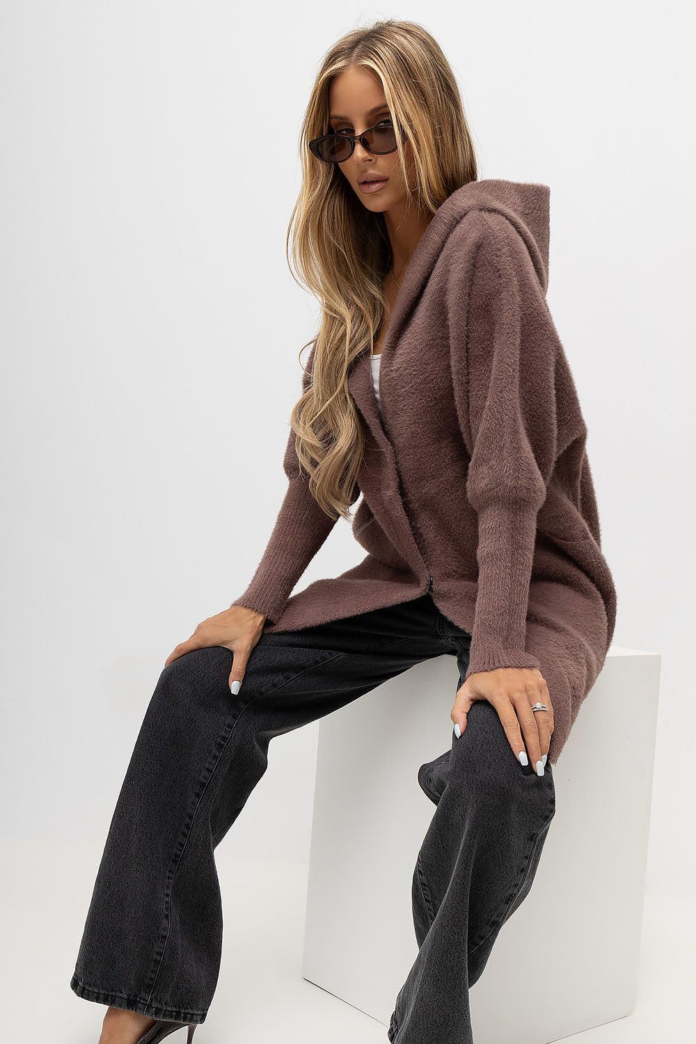 Women's Transitional Casual Coat – Violet – Coat | GUOCALI – view 4