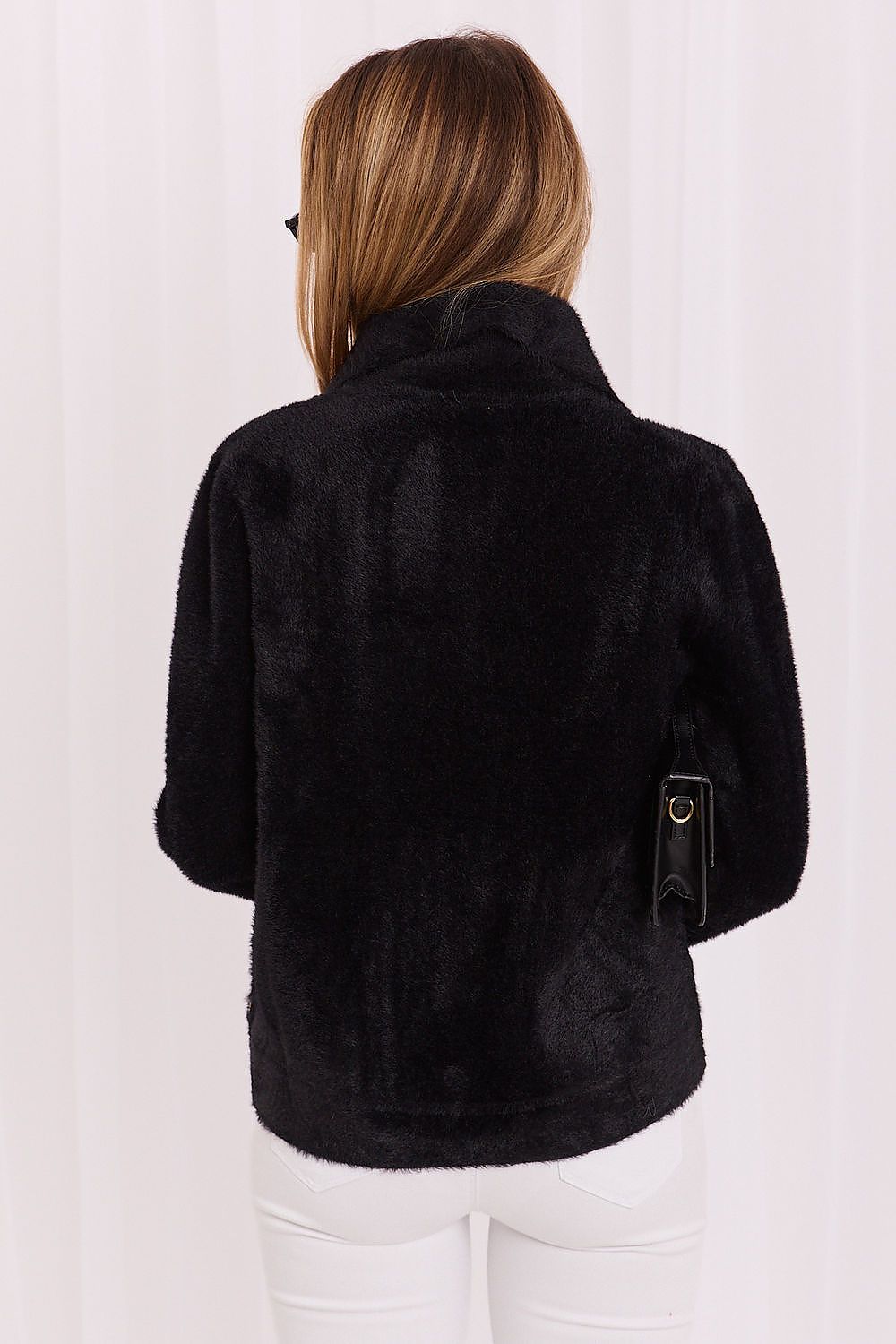 Women's Transitional Casual Jacket – Black – Jacket | GUOCALI – view 2