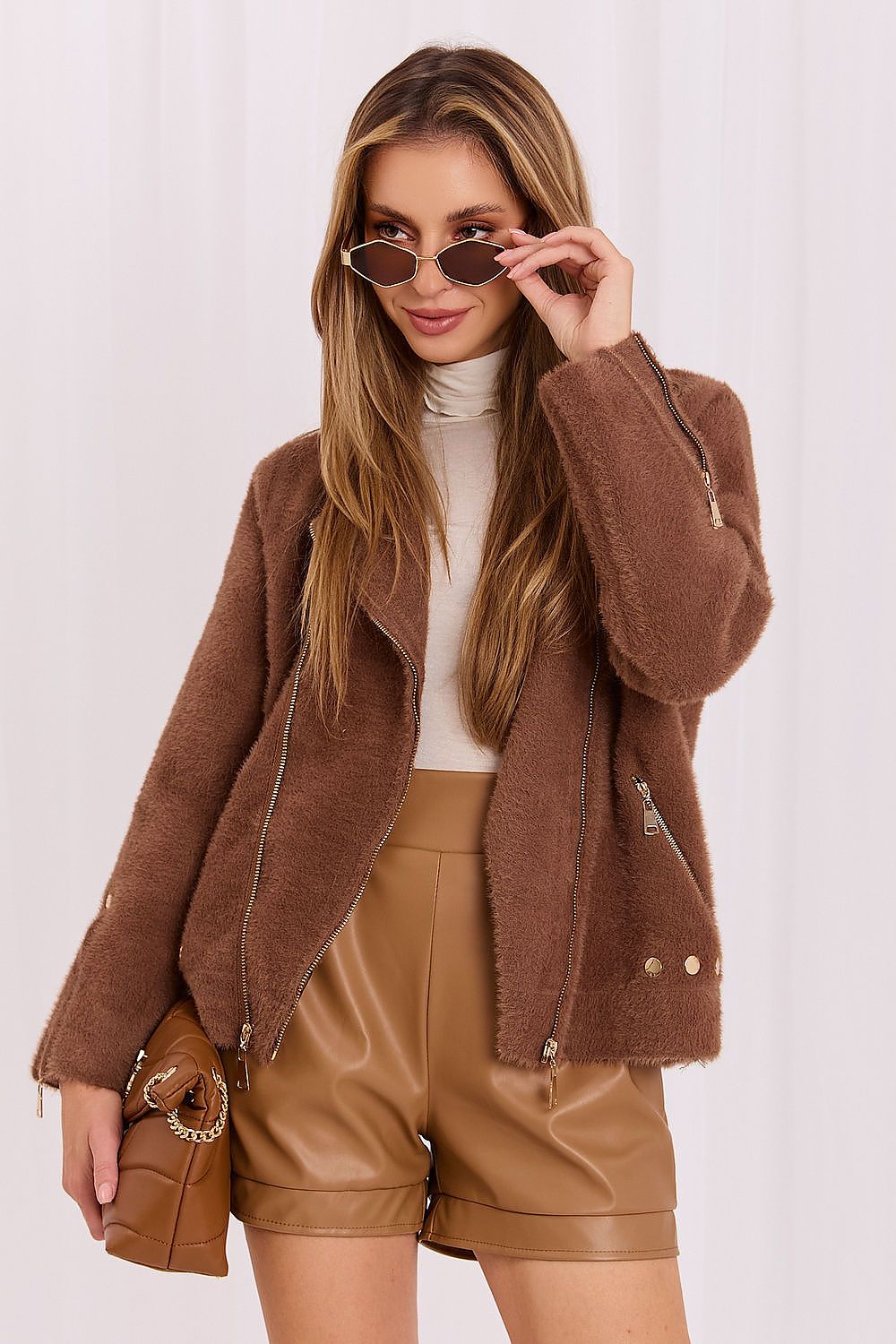Women's Transitional Casual Jacket – Brown – Jacket | GUOCALI