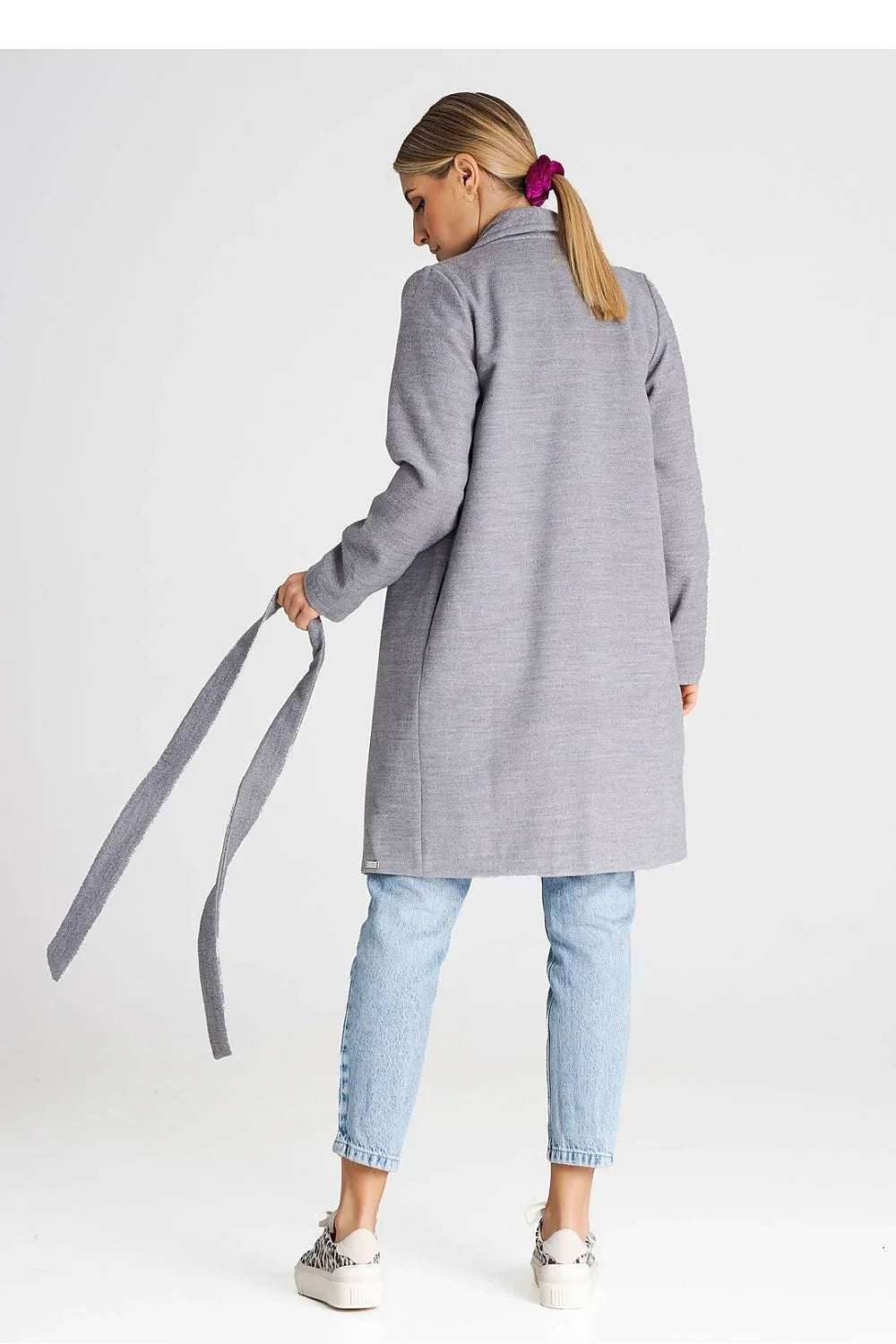 Women's Wrap Coat - With Pockets Minimalist - Guocali